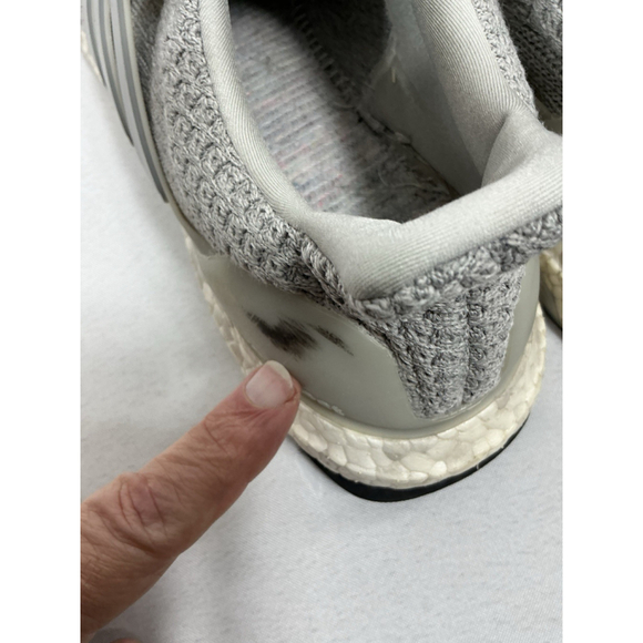 Mens Adidas Ultra Boost Lace Up Sneakers Size 14 Gray - Picture 6 of 9